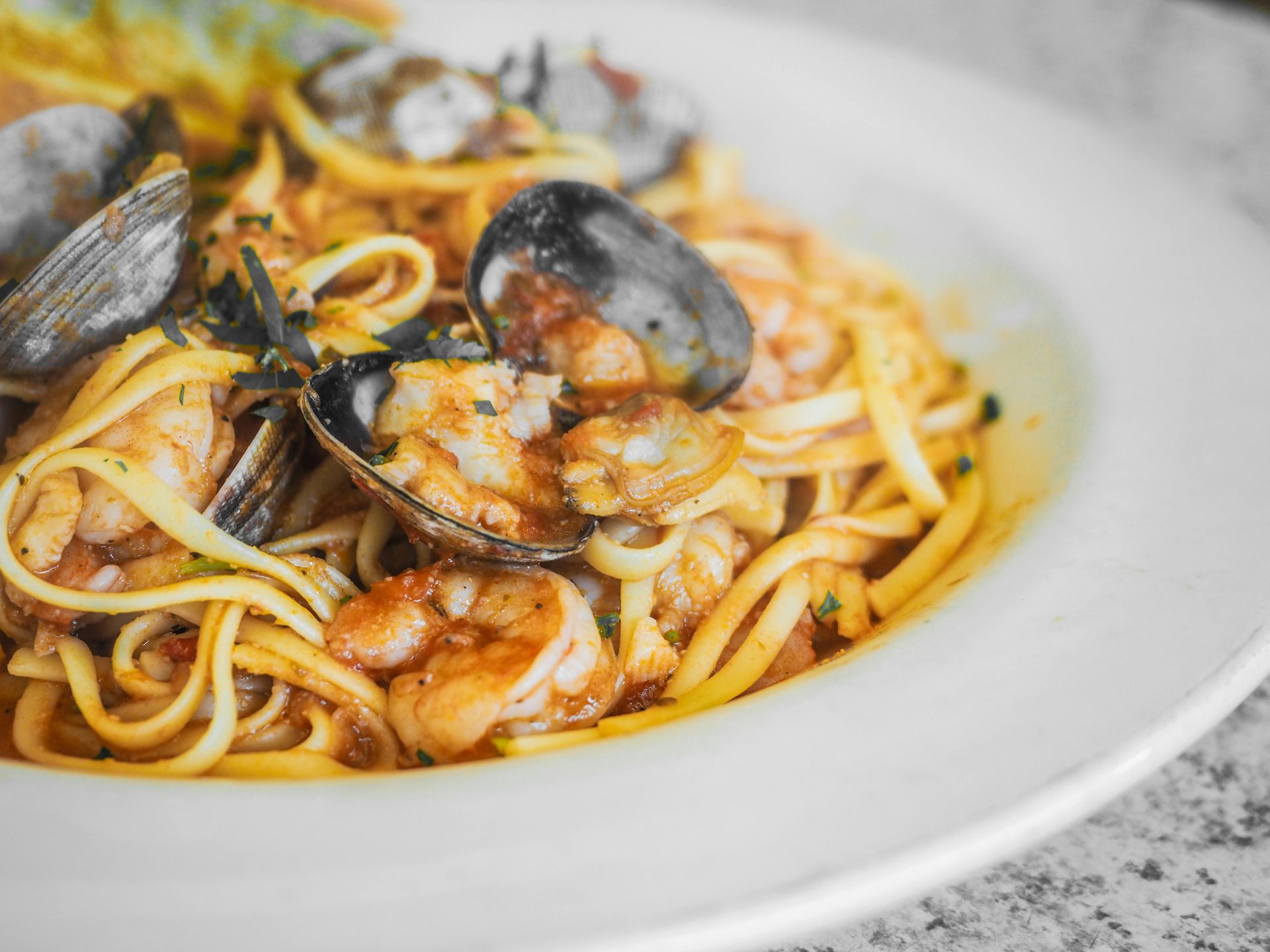 Piatto di spaghetti